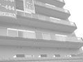 マンションのてすり照明